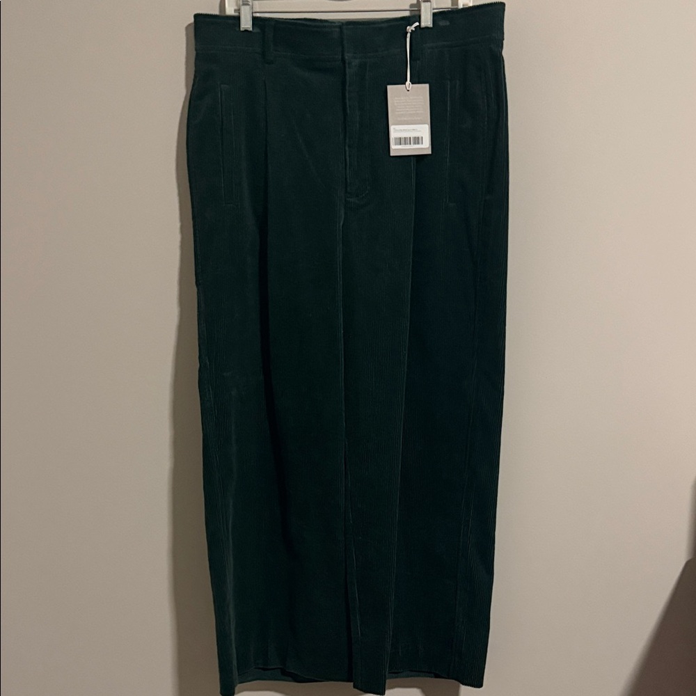 Everlane Green Corduroy Pants